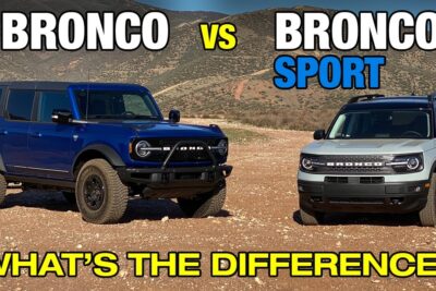 Ford Bronco 2021 vs Ford Bronco Sport